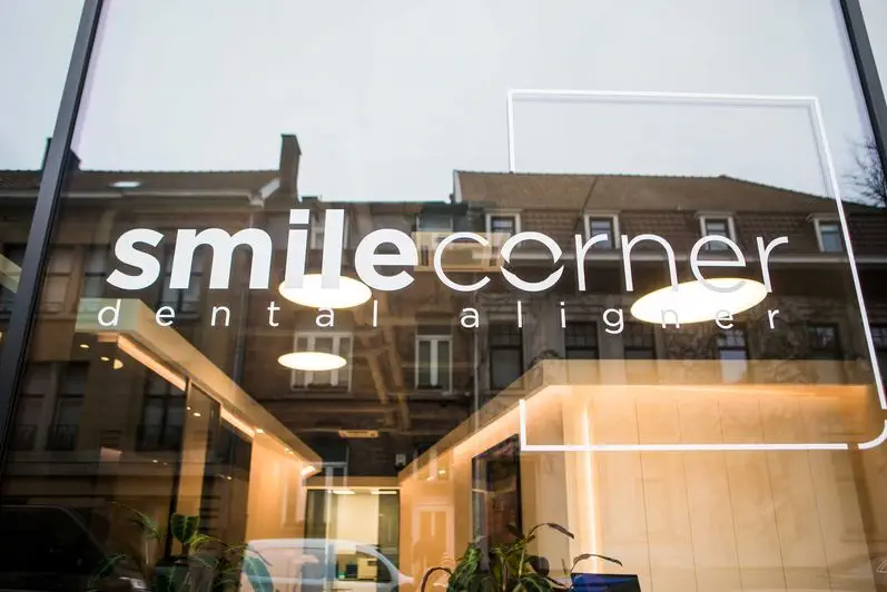 Vitrine Smile Corner rue Edith Cavell à Uccle